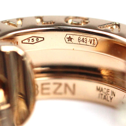 BVLGARI ブルガリ K18PG ピンクゴールド B-ZERO1 ピアス OR855482 8.5g レディース【中古】【美品】