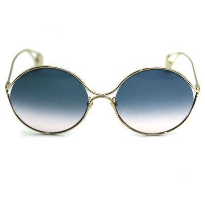 GUCCI グッチ インターロッキングG アンサンブル ロゴパール サングラス GG0253SA 003 60□20-135 レディース【中古】