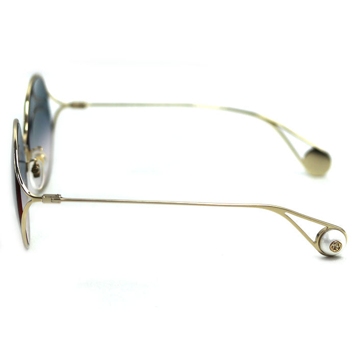 GUCCI グッチ インターロッキングG アンサンブル ロゴパール サングラス GG0253SA 003 60□20-135 レディース【中古】