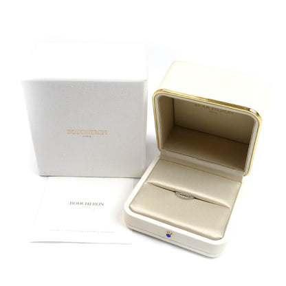 Boucheron ブシュロン Pt950プラチナ クルドパリ スモール リング・指輪 JAL01160 11号 51 2.7g レディース【中古】【美品】