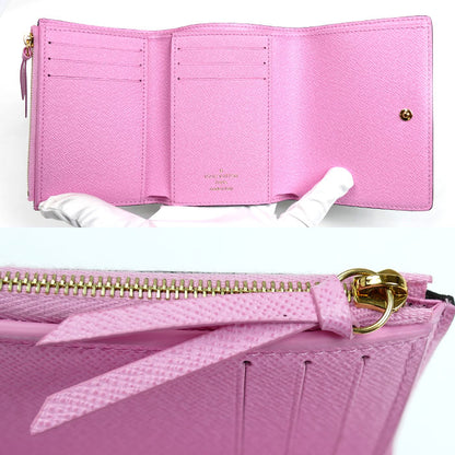 LOUIS VUITTON ルイ・ヴィトン ポルトフォイユヴィクトリーヌ コンパクトウォレット 三つ折り財布 モノグラム ブラウン/マルチ M82622 ICチップ レディース【中古】【美品】