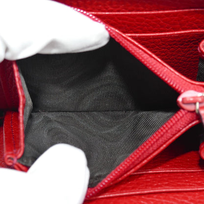 GUCCI グッチ ソーホー カードケース レザータッセル コインケース レッド 598209 アウトレット レディース【中古】【美品】