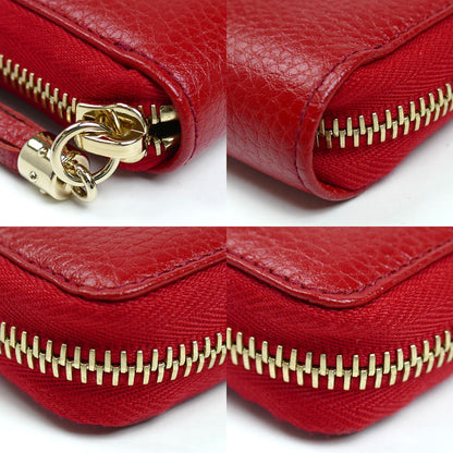 GUCCI グッチ ソーホー カードケース レザータッセル コインケース レッド 598209 アウトレット レディース【中古】【美品】