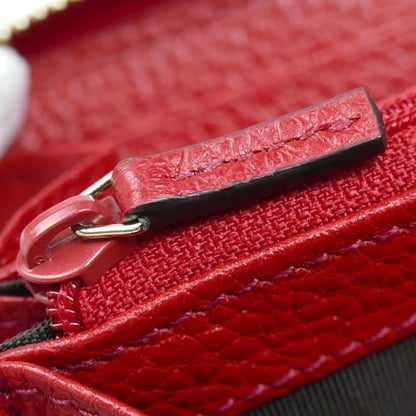 GUCCI グッチ ソーホー カードケース レザータッセル コインケース レッド 598209 アウトレット レディース【中古】【美品】