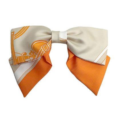 HERMES エルメス シルク グルネルGM バレッタ レディース【中古】【美品】