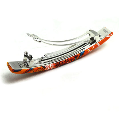 HERMES エルメス シルク エクリプスGM バレッタ レディース【中古】【美品】