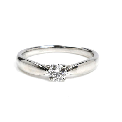 TIFFANY&Co. ティファニー Pt950プラチナ ハーモニー リング・指輪 ダイヤモンド0.20ct 9号 3.3g レディース【中古】【美品】