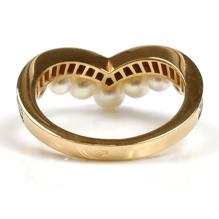 Chaumet ショーメ K18PG ピンクゴールド ジョゼフィーヌ エグレット リング・指輪 084408 パール約3.0～4.0mm ダイヤモンド 11号 51 4.2g レディース【中古】【美品】