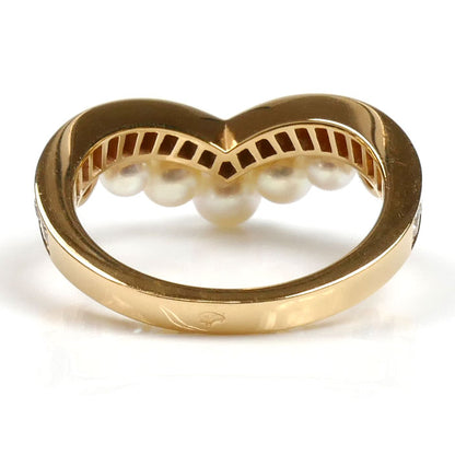 Chaumet ショーメ K18PG ピンクゴールド ジョゼフィーヌ エグレット リング・指輪 084408 パール約3.0～4.0mm ダイヤモンド 11号 51 4.2g レディース【中古】【美品】