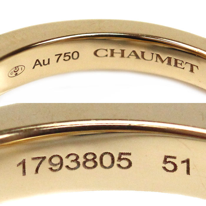 Chaumet ショーメ K18PG ピンクゴールド ジョゼフィーヌ エグレット リング・指輪 084408 パール約3.0～4.0mm ダイヤモンド 11号 51 4.2g レディース【中古】【美品】