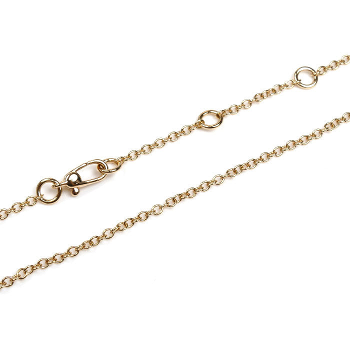 Pomellato ポメラート K18ゴールド ヌード プチ ホワイトトパーズ ネックレス 6.1g 38/40/42cm レディース【中古】【美品】