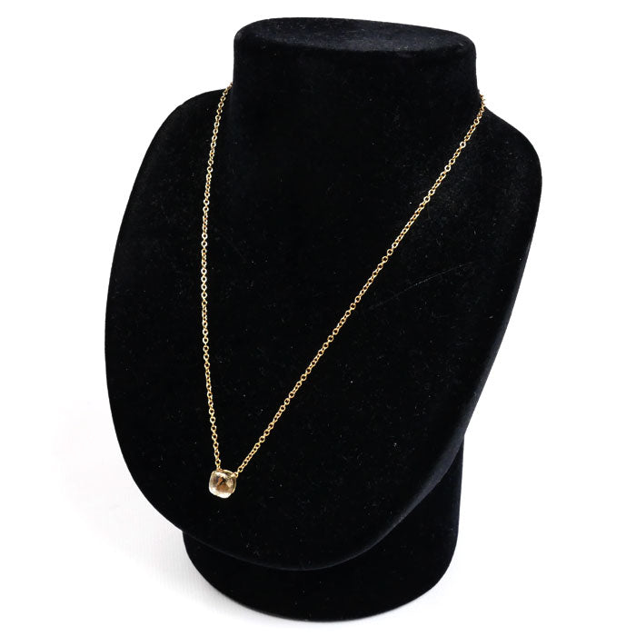 Pomellato ポメラート K18ゴールド ヌード プチ ホワイトトパーズ ネックレス 6.1g 38/40/42cm レディース【中古】【美品】