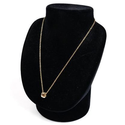 Pomellato ポメラート K18ゴールド ヌード プチ ホワイトトパーズ ネックレス 6.1g 38/40/42cm レディース【中古】【美品】