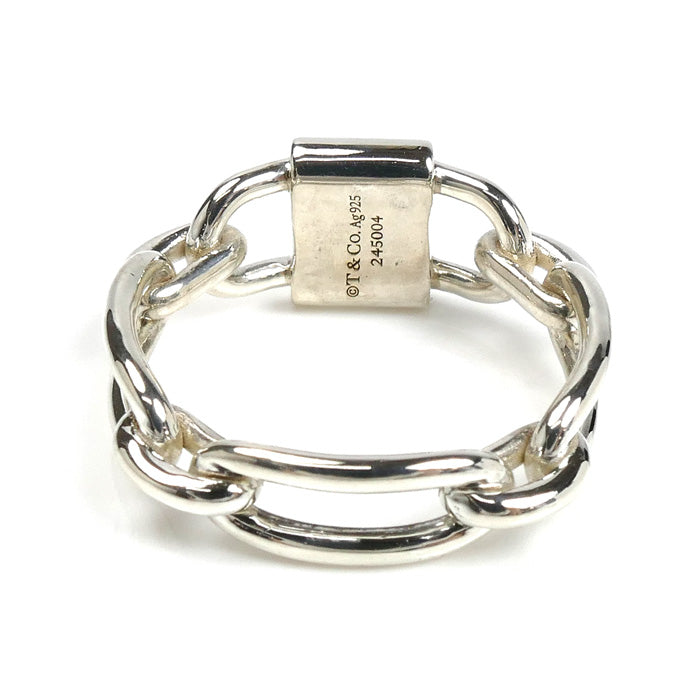 TIFFANY&Co. ティファニー Ag925 1837スモールダブルロック リング・指輪 15号 5.5g レディース【中古】