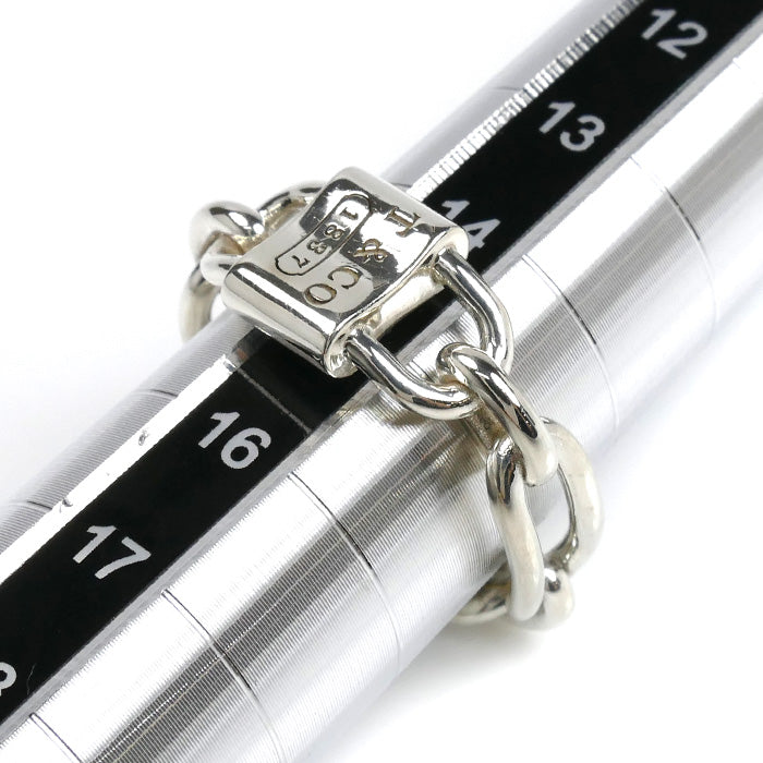 TIFFANY&Co. ティファニー Ag925 1837スモールダブルロック リング・指輪 15号 5.5g レディース【中古】