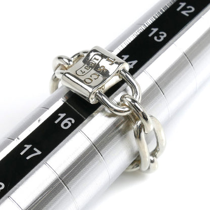 TIFFANY&Co. ティファニー Ag925 1837スモールダブルロック リング・指輪 15号 5.5g レディース【中古】