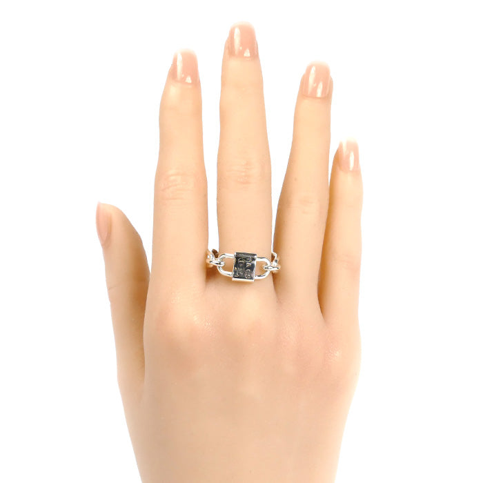 TIFFANY&Co. ティファニー Ag925 1837スモールダブルロック リング・指輪 15号 5.5g レディース【中古】