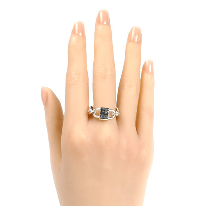 TIFFANY&Co. ティファニー Ag925 1837スモールダブルロック リング・指輪 15号 5.5g レディース【中古】