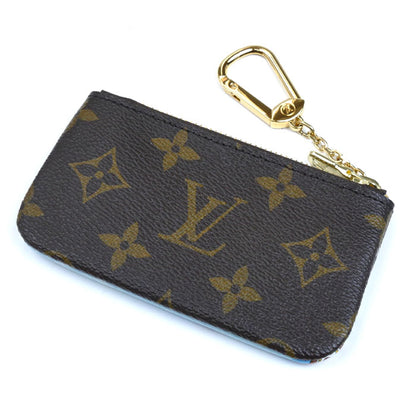 LOUIS VUITTON ルイ・ヴィトン ヴィヴィエンヌ ポシェットクレ コインケース モノグラム ブラウン×ピンク M82620 CT3283 レディース【中古】【美品】