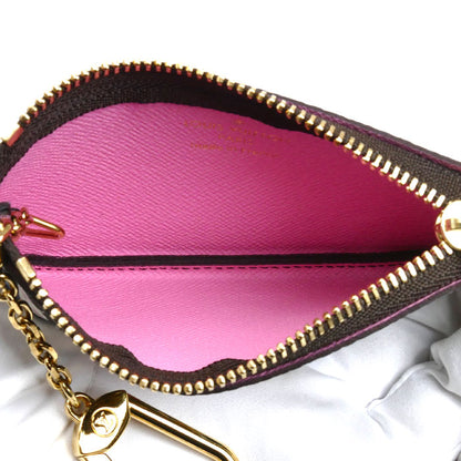 LOUIS VUITTON ルイ・ヴィトン ヴィヴィエンヌ ポシェットクレ コインケース モノグラム ブラウン×ピンク M82620 CT3283 レディース【中古】【美品】
