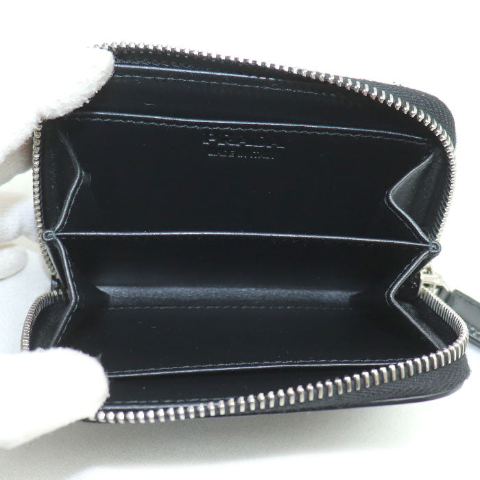 PRADA プラダ ラウンドファスナー コインケース ブラック 2MM003 IC レディース【中古】【美品】