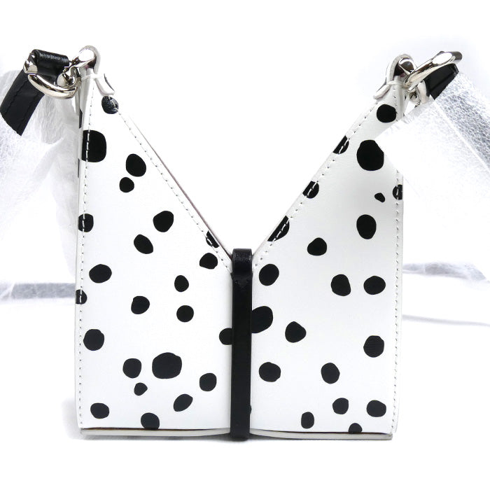 GIVENCHY ジバンシィ 101コラボ カットアウトマイクロ 2Way ショルダー ポーチ ホワイト×ブラック BB60KAB1KG レディース【中古】【美品】