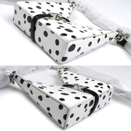 GIVENCHY ジバンシィ 101コラボ カットアウトマイクロ 2Way ショルダー ポーチ ホワイト×ブラック BB60KAB1KG レディース【中古】【美品】