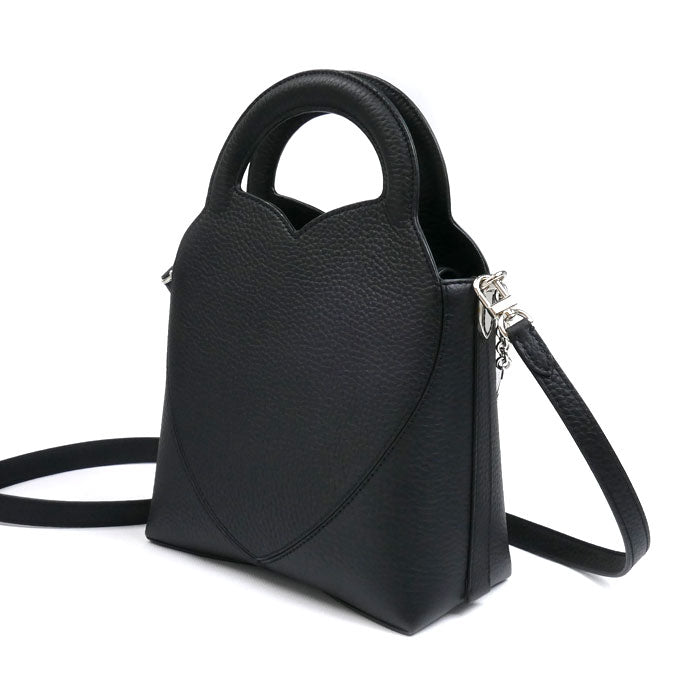 TIFFANY&Co. ティファニー リターントゥティファニー 2Way ハンドバッグ ブラック レディース【中古】【美品】