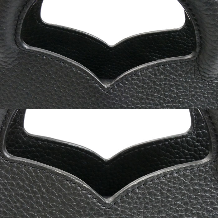 TIFFANY&Co. ティファニー リターントゥティファニー 2Way ハンドバッグ ブラック レディース【中古】【美品】