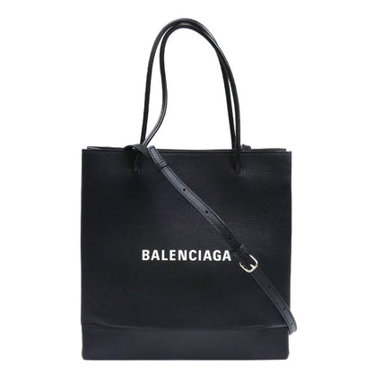 BALENCIAGA バレンシアガ ショッピングトートS 2Way トートバッグ ブラック 597860 0AI2N 1000 レディース【中古】【美品】