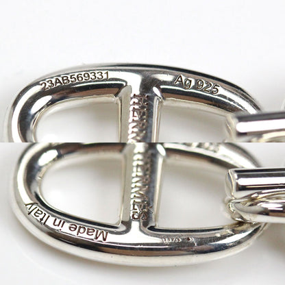 HERMES エルメス Ag925 シェーヌダンクル アミュレット ネックレス H104141B 00 9.7g 40cm レディース【中古】