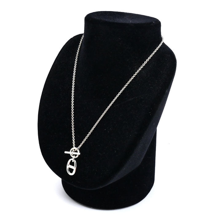 HERMES エルメス Ag925 シェーヌダンクル アミュレット ネックレス H104141B 00 9.7g 40cm レディース【中古】