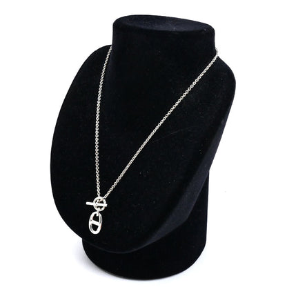 HERMES エルメス Ag925 シェーヌダンクル アミュレット ネックレス H104141B 00 9.7g 40cm レディース【中古】