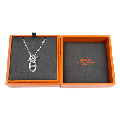 HERMES エルメス Ag925 シェーヌダンクル アミュレット ネックレス H104141B 00 9.7g 40cm レディース【中古】