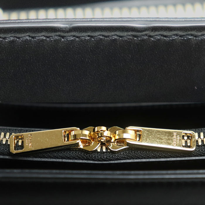 CELINE セリーヌ 16セーズ クラシック 2Way ハンドバッグ ブラック 187373BEY.38NO レディース【中古】【美品】