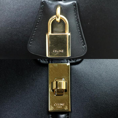 CELINE セリーヌ 16セーズ クラシック 2Way ハンドバッグ ブラック 187373BEY.38NO レディース【中古】【美品】