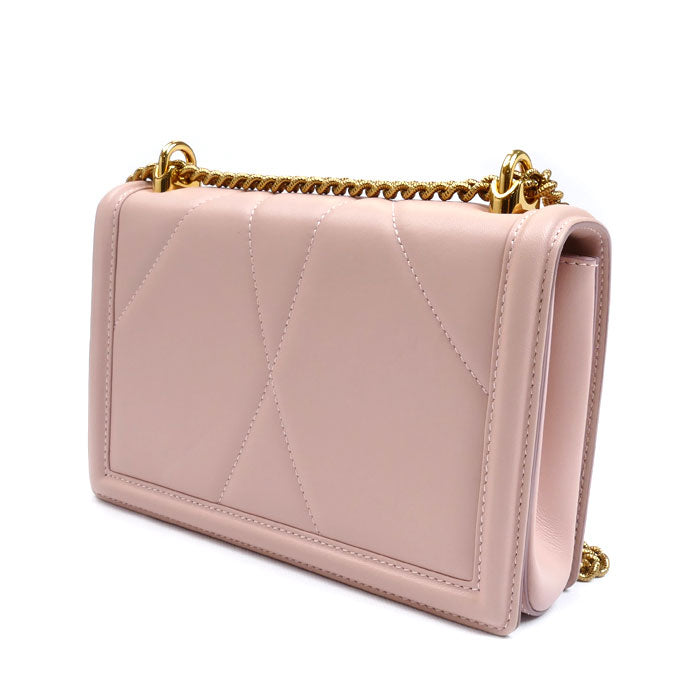 DOLCE&GABBANA ドルチェアンドガッバーナ ディヴォーション チェーン ショルダーバッグ ピンク BB6652 レディース【中古】