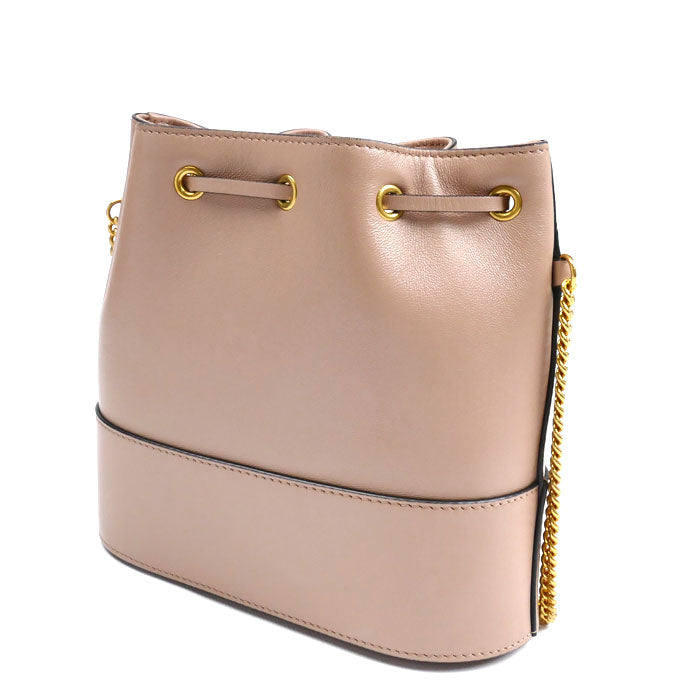 Valentino Garavani ヴァレンティノ・ガラヴァーニ Vロゴ チェーン ショルダーバッグ ピンク 4W2P0T83HPF GF9 レディース【中古】【美品】