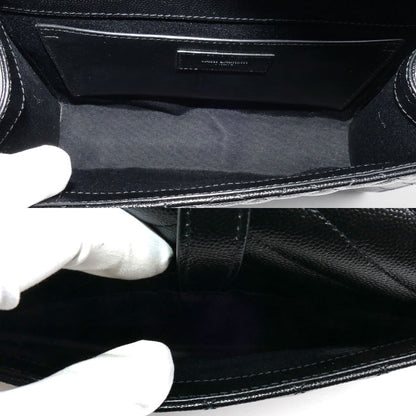 SAINT LAURENT サンローラン エンヴェロップ ミディアム チェーン ショルダーバッグ ブラック 600185 BOW92 1000 レディース【中古】【美品】