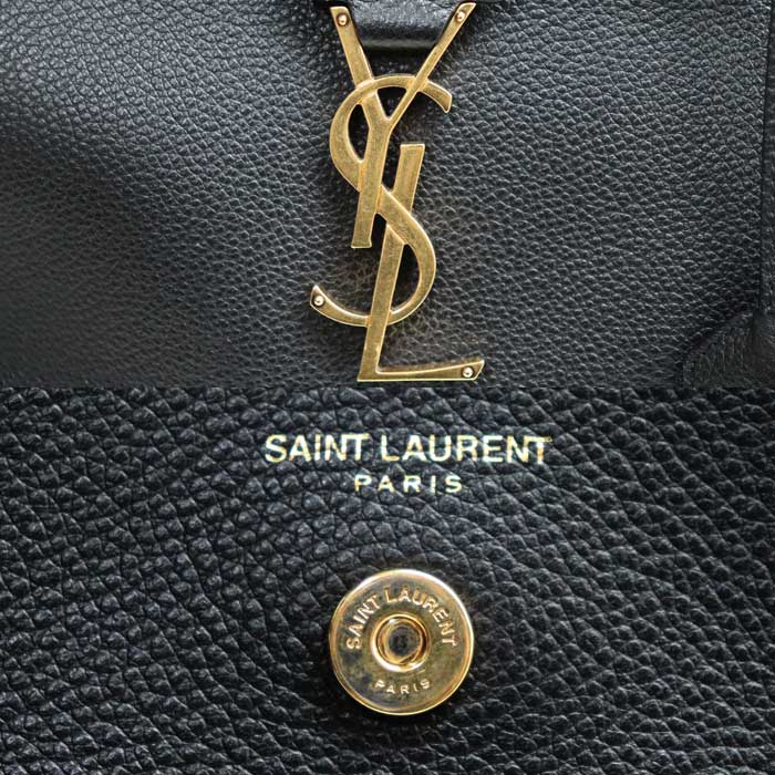 SAINT LAURENT サンローラン ダウンタウンカバス 2Way ハンドバッグ ブラック 635346 レディース【中古】【美品】