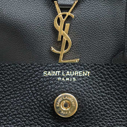 SAINT LAURENT サンローラン ダウンタウンカバス 2Way ハンドバッグ ブラック 635346 レディース【中古】【美品】