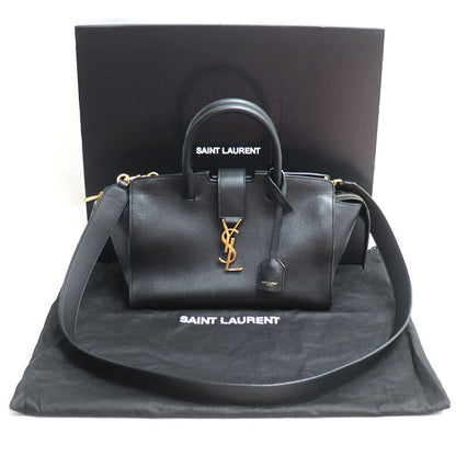SAINT LAURENT サンローラン ダウンタウンカバス 2Way ハンドバッグ ブラック 635346 レディース【中古】【美品】