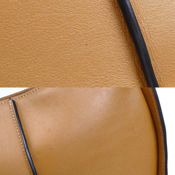 TOD’S トッズ Tタイムレス スモールホーボー 2Wayショルダーバッグ ブラウン XBWTSAE02005OU175S レディース【中古】