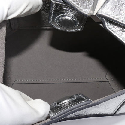 JIMMY CHOO ジミーチュウ ダイヤモンド ホーボー スモール ショルダーバッグ シルバー DIAMONDHOBOSBYK レディース【中古】【美品】