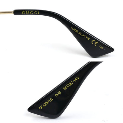 GUCCI グッチ GG サングラス ブラック GG0061S レディース 006 56□22-140【中古】