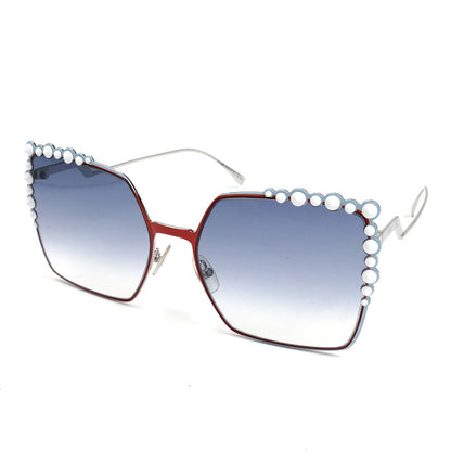 FENDI フェンディ サングラス ブルー×オレンジ FF0259/S レディース L7Q08 60□19 145【中古】