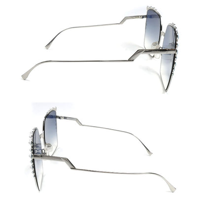 FENDI フェンディ サングラス ブルー×オレンジ FF0259/S レディース L7Q08 60□19 145【中古】