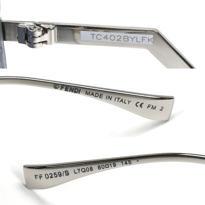 ◎◇ フェンディ特上極美品 FENDI サングラス グレー系×ブルー系 ◎◇ フェンディ特上極美品 FENDI サングラス グレー系×ブルー系