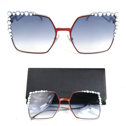 FENDI フェンディ サングラス ブルー×オレンジ FF0259/S レディース L7Q08 60□19 145【中古】