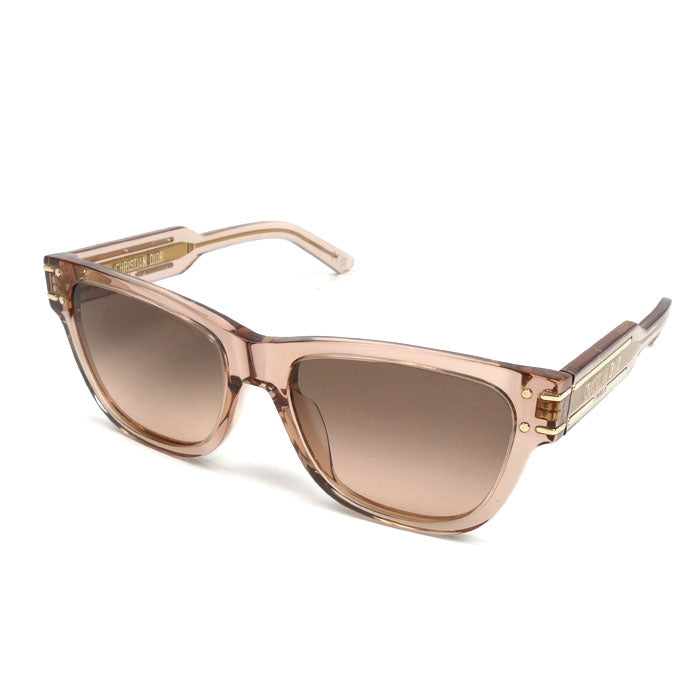 Christian Dior クリスチャンディオール DiorSignature サングラス ブラウン S6U レディース 54□17 135【中古】【美品】